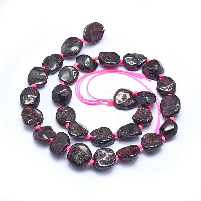 Natural Garnet Beads Strands G-I213-27-1