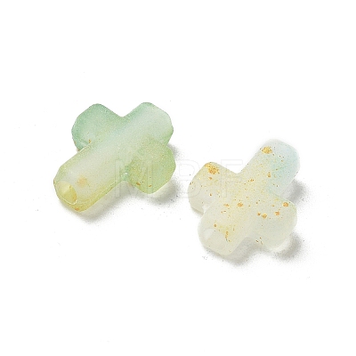 Gradient Color Transparent Acrylic Beads OACR-M023-03D-1