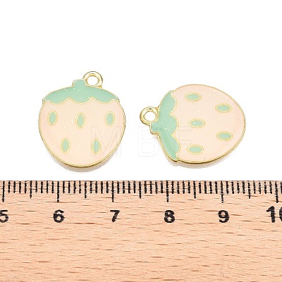 Light Gold Plated Alloy Enamel Pendants PALLOY-N176-26C-RS-1