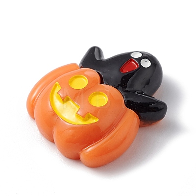 Halloween Opaque Resin Cabochons CRES-B010-01A-08-1