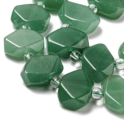 Natural Green Aventurine Beads Strands G-G072-A05-02-1