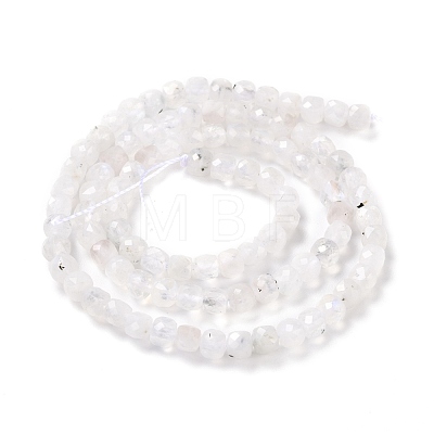 Natural Rainbow Moonstone Beads Strands G-K315-A11-1