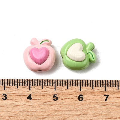 Baking Paint Alloy Enamel Beads FIND-G092-10-1