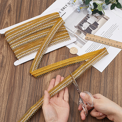 10Yards Metallic Yarn Trim DIY-PH0038-26-1
