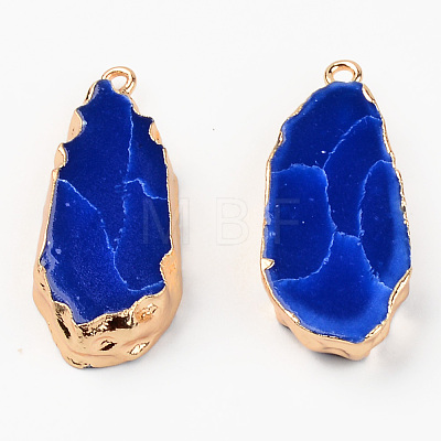 Resin Pendants RESI-R428-016B-1