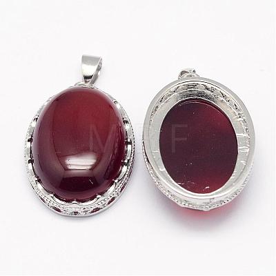 Natural Carnelian Pendants G-D851-05-1