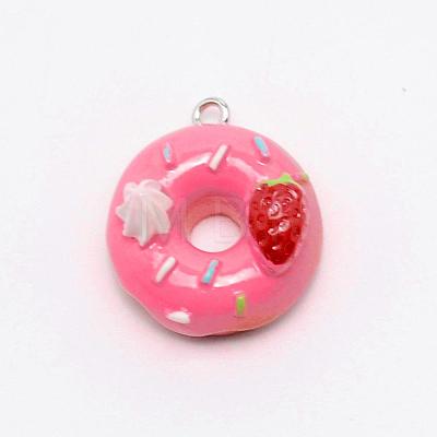 Resin Pendants RESI-WH0020-01A-1