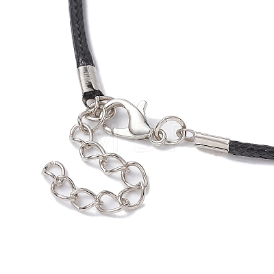 Alloy Rhinestone Heart with Rose Pendant Necklaces NJEW-JN04500-1