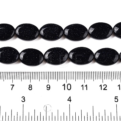 Synthetic Blue Goldstone Beads Strands G-M206-54-1