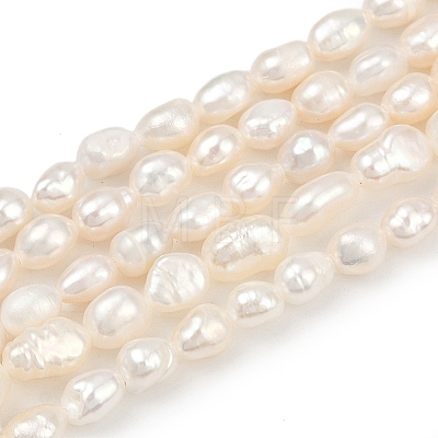 Natural Cultured Freshwater Pearl Beads Strands PEAR-P064-20G-03A-1