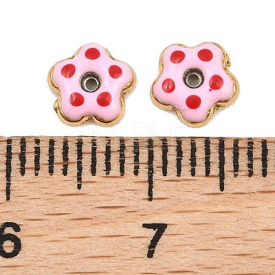 304 Stainless Steel Enamel Beads SA-CBAA937-13G-02-1