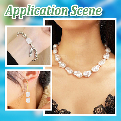 10Pcs Natural Keshi Pearl Beads Strands PEAR-GO0001-19-1