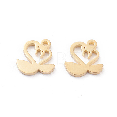 Valentine's Day 304 Stainless Steel Charms STAS-I151-24G-1