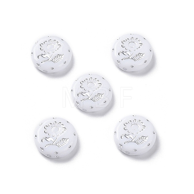 Opaque Acrylic Beads OACR-G016-27D-1