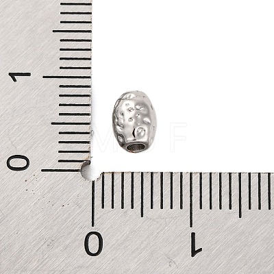 Rack Plating Brass Micro Pave Cubic Zirconia Beads KK-Z070-30P-1