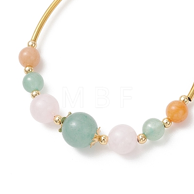 Adjustable Natural Rose Quartz BJEW-JB13034-1