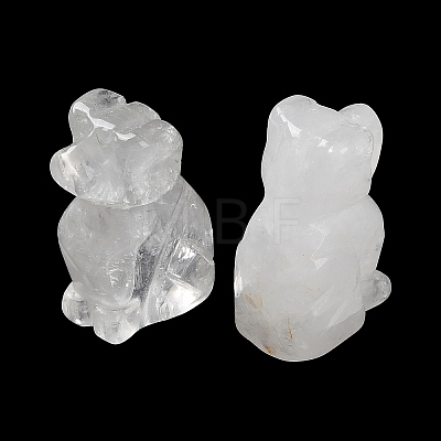 Natural Quartz Crystal Carved Healing Figurines G-B062-03E-1