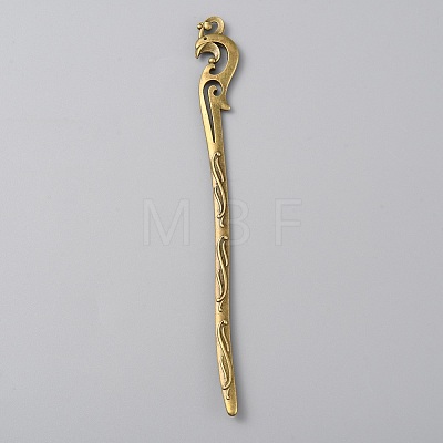 Alloy Phoenix Hair Sticks LS-MRMJ-WH0077-100L-AB-1