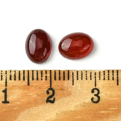 Natural Red Agate Cabochons G-A094-01B-02-1