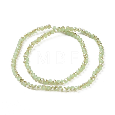 Electroplate Glass Beads Strands EGLA-A034-J4mm-K02-1