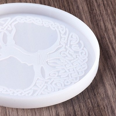 Tree of Life DIY Silicone Coaster Molds DIY-E073-03C-1