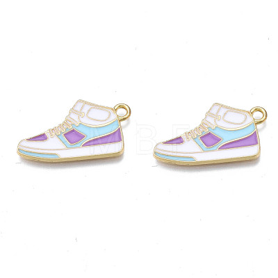 Alloy Enamel Shoes Pendants X-PALLOY-N170-023A-NR-1