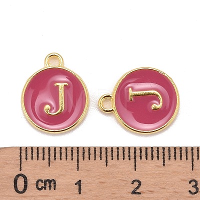 Golden Plated Alloy Enamel Charms ENAM-S118-08J-1