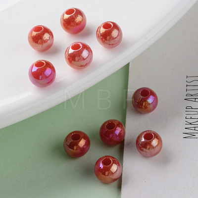 Opaque Acrylic Beads MACR-S370-D6mm-A14-1