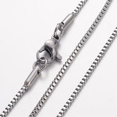 304 Stainless Steel Necklace MAK-K004-01P-1