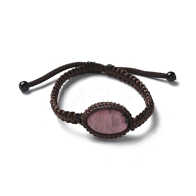 Natural Rhodonite Beads Bracelets BJEW-H626-02-09-1