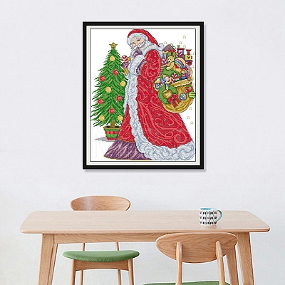 Christmas Santa Claus Pattern DIY Embroidery Kit PW-WGF4F6C-01-1