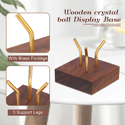 Wooden Jewelry Display Base AJEW-WH0254-97-1