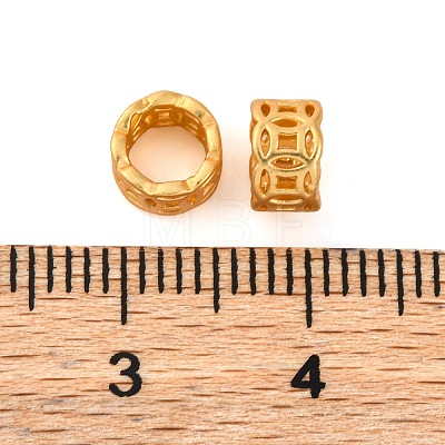 Coin Brass Beads KK-K378-37MG-1