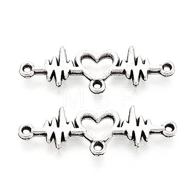 Tibetan Style Alloy Links/Connectors PALLOY-T090-93AS-1