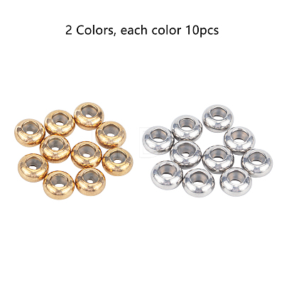 Unicraftale 304 Stainless Steel Beads STAS-UN0002-36-1
