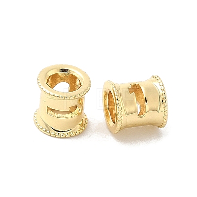 Brass European Beads KK-B166-01G-1-1