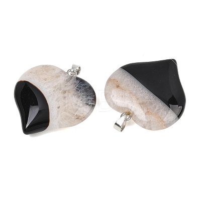 Natural Agate Pendants GG-K002-04D-1