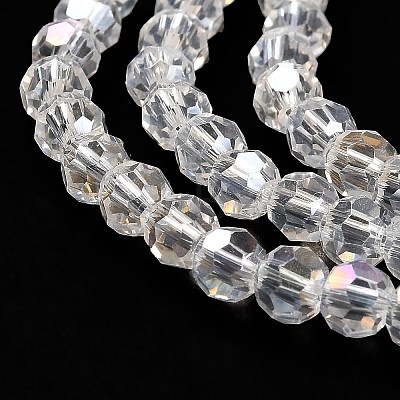 Transparent Glass Beads EGLA-A035-T4mm-B19-1