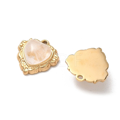 Natural Quartz Crystal Pendants STAS-P453-12G-06-1