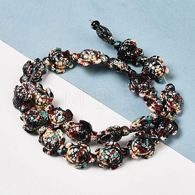 Synthetic Turquoise Dyed Beads Strands LS-G-P507-05F-1