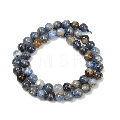Natural Kyanite Beads Strands G-NH0046-C04-8mm-1