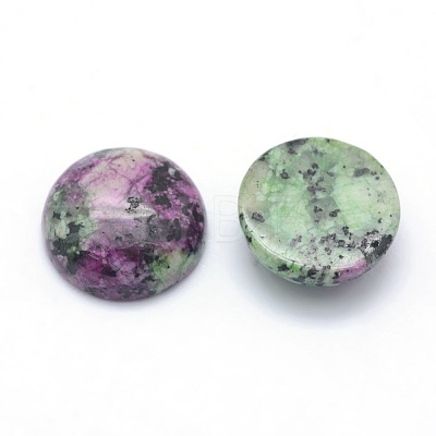 Natural Ruby in Zoisite Cabochons G-P393-R34-4MM-1