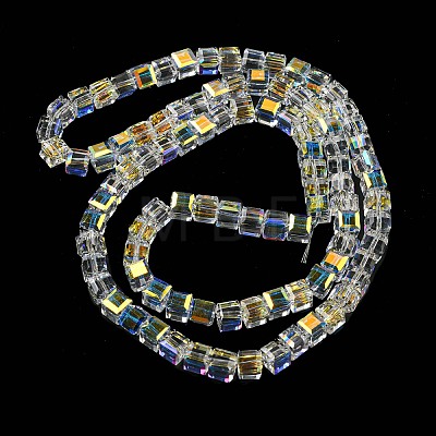 Electroplate Glass Beads Strands EGLA-M031-01A-HR10-1