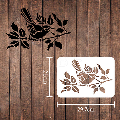 Large Plastic Reusable Drawing Painting Stencils Templates DIY-WH0202-050-1
