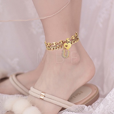 Anklets Sets AJEW-AN00383-24-1