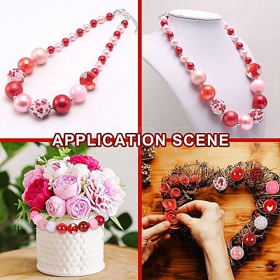 DIY Bubblegum Bracelet Pendant Decoration Making Kit for Valentine's Day DIY-CJC0007-02-1