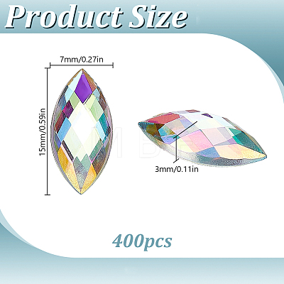 4 Sets Acrylic Cabochons MACR-HY0001-22-1