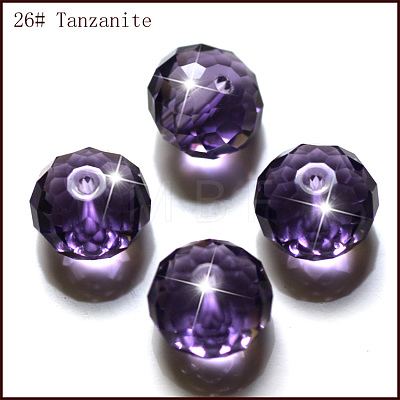 Imitation Austrian Crystal Beads SWAR-F068-8x10mm-26-1