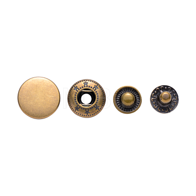 Brass Snap Buttons X-BUTT-Q045-001AB-1