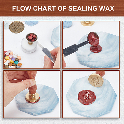 Wax Seal Stamp Set AJEW-WH0208-797-1